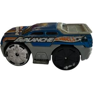 2003 Hot Wheels Chevy Avalanche Blue Die-Cast Truck